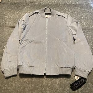 Vintage NOS Tomboy Corduroy Jacket Womens 7 Small Light Blue 60s 70s Western